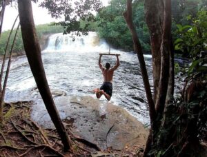 From Manaus: Presidente Figueiredo Waterfalls Daytrip - Waterfall No. 1: the Presidente Figueiredo cascades and first splash time
