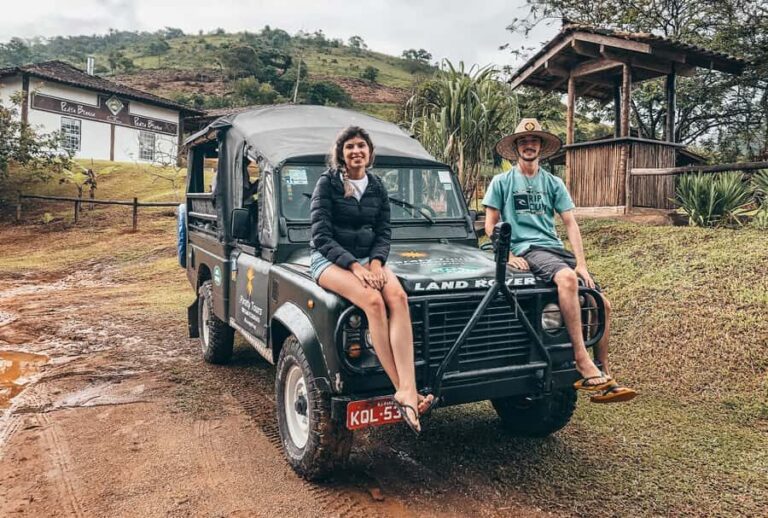 Paraty: Jungle Waterfalls and Cachaça Distillery Jeep Tour - Getting there: pickup, 4x4 jeeps, and what the schedule really means