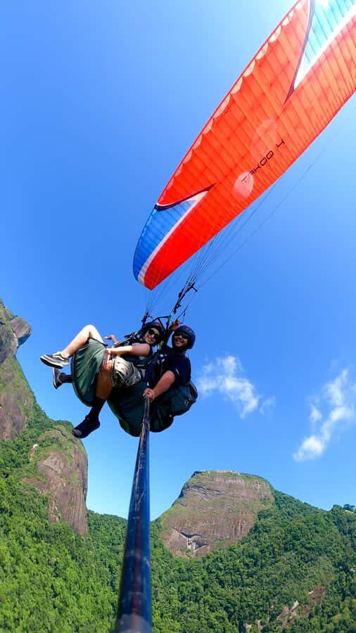 Rio de Janeiro : Paragliding Tandem Flights over Rio - Pedra Bonita Prep: Gear Up, Watch Takeoffs, Then Practice