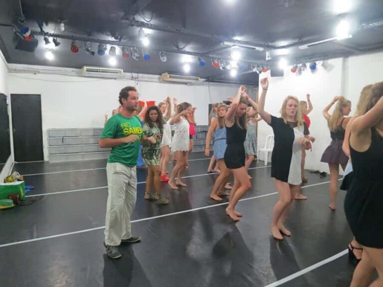 Rio de Janeiro: Samba Class and Samba Night Tour - Studio to Samba Venue: Transfers and Fast Entry Save Your Energy