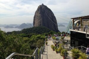 Skip the Line to Christ Redeemer, Sugar Loaf and Barbecue Lunch - Morning city views: Cathedral, Flamengo parks, and the Sambodromo passing by